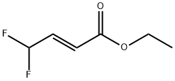 (2E)-4,4-二氟-2-丁烯酸乙酯, 37746-82-0, 结构式