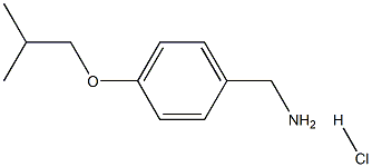 4-(2-Methylpropoxy)benzenemethanamine hydrochloride Struktur
