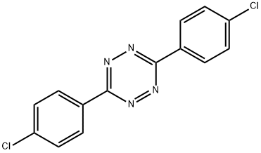 3,6-bis(4-chlorophenyl)-1,2,4,5-tetrazine Struktur