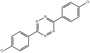3,6-bis(4-chlorophenyl)-1,2,4,5-tetrazine
 Structure