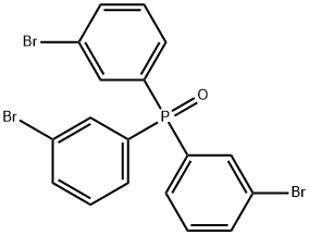 三(3-溴苯基)氧化磷, 38019-09-9, 结构式
