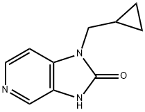 1-(cyclopropylmethyl)-1H,2H,3H-imidazo[4,5-c]pyridin-2-one Structure