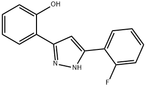 2-[5-(2-Fluorophenyl)-1H-pyrazol-3-yl]-phenol Structure