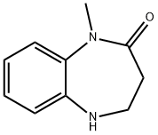 4,5-dihydro-1-methyl-1H-benzo[b][1,4]diazepin-2(3H)-one Structure