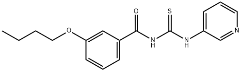 385390-04-5 3-butoxy-N-(pyridin-3-ylcarbamothioyl)benzamide