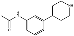N-(3-(piperidin-4-yl)phenyl)acetamide hydrochloride Structure