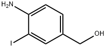 (4-Amino-3-iodo-phenyl)-methanol 化学構造式