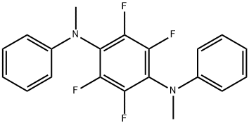 N,N'-DIMETHYL-N,N'-DIPHENYL-2,3,5,6-TETRAFLUORO-P-PHENYLENEDIAMINE Struktur