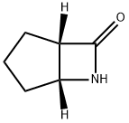(1S,5R)-6-氮杂双环[3.2.0]庚烷-7-酮,39155-95-8,结构式