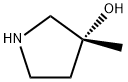 (3R)-3-甲基吡咯烷-3-醇, 392338-65-7, 结构式