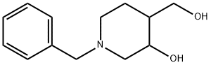 1-benzyl-4-(hydroxymethyl)piperidin-3-ol Structure