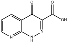 1,4-dihydro-4-oxo-pyrido[2,3-c]pyridazine-3-carboxylic acid Struktur