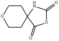 3,8-二氧杂-1-氮杂螺[4.5]癸烷-2,4-二酮, 39974-68-0, 结构式