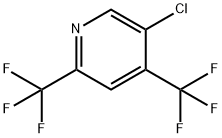 5-Chloro-2,4-bis(trifluoromethyl)pyridine Structure