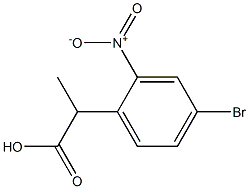 2-(4-bromo-2-nitrophenyl)propanoic acid