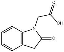 2-(2-oxoindolin-1-yl)acetic acid Structure
