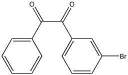 1-(3-溴苯基)-2-苯基乙烷-1,2-二酮, 40396-54-1, 结构式