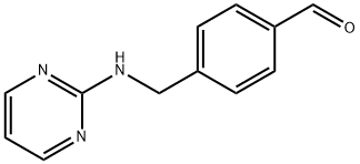 4-((Pyrimidin-2-ylamino)methyl)benzaldehyde Structure