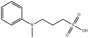 3-(N-METHYLANILINO)-1-PROPANESULFONIC ACID, 40567-66-6, 结构式