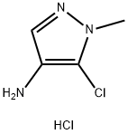 5-chloro-1-methyl-1H-pyrazol-4-amine hydrochloride Structure