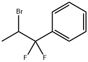 (2-溴1,1-二氟丙基)-苯, 40626-63-9, 结构式