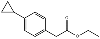 ethyl 2-(4-cyclopropylphenyl)acetate Structure