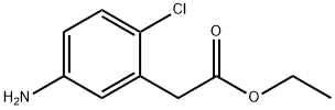 ethyl 2-(5-amino-2-chlorophenyl)acetate Structure