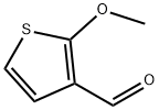 3-Thiophenecarboxaldehyde, 2-methoxy-, 41057-07-2, 结构式
