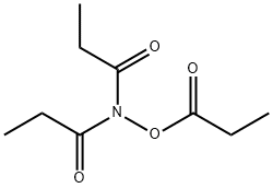 N-propionyl-N-(propionyloxy)propionamide 结构式