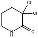 3,3-dichloro-2-Piperidinone Struktur