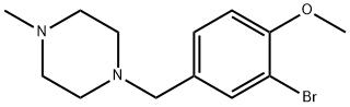 1-[(3-Bromo-4-methoxyphenyl)methyl]-4-methylpiperazine Struktur