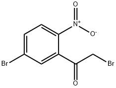 2-Bromo-1-(5-bromo-2-nitrophenyl)ethanone Struktur
