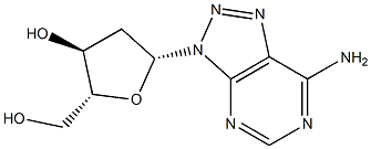 (2R,3S,5R)-5-(7-amino-3H-[1,2,3]triazolo[4,5-d]pyrimidin-3-yl)-2-(hydroxymethyl)tetrahydrofuran-3-ol,4229-57-6,结构式