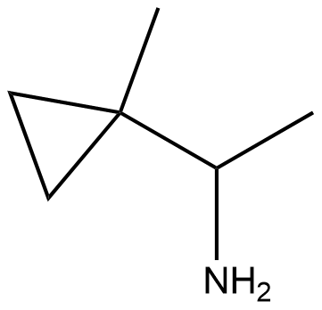 (1-Methylcyclopropane)ethylamine 结构式