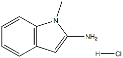 1-甲基-1H-吲哚-2-胺盐酸盐, 42456-82-6, 结构式