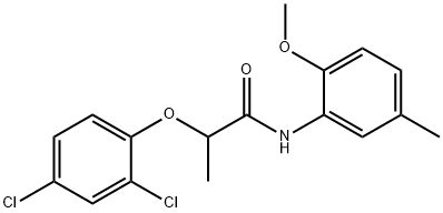 424812-18-0 2-(2,4-dichlorophenoxy)-N-(2-methoxy-5-methylphenyl)propanamide