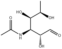 3-(乙酰氨基)-3,6-二脱氧-D-半乳糖, 4277-45-6, 结构式