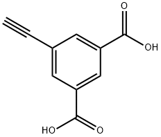 5-エチニルベンゼン-1,3-ニ酸 化学構造式