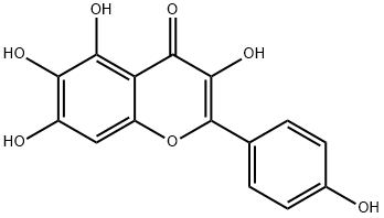 6-Hydroxykaempferol Struktur