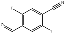 2,5-二氟-4-甲醛基苯甲腈,433940-02-4,结构式