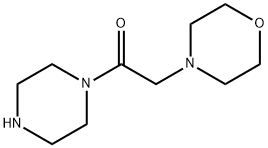 2-(4-morpholinyl)-1-(1-piperazinyl)Ethanone Structure