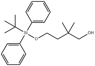 4-((Tert-Butyldiphenylsilyl)Oxy)-2,2-Dimethylbutan-1-Ol Structure