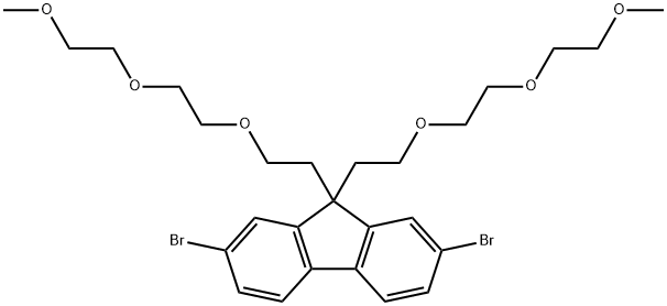 439942-93-5 2,7-二溴-9,9-双(2-(2-(2-甲氧基乙氧)乙氧基)乙基)-9H-芴