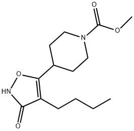 Methyl 4-(4-butyl-3-hydroxyisoxazol-5-yl)piperidine-1-carboxylate,439944-61-3,结构式