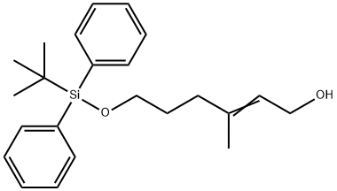 (E)-6-((Tert-Butyldiphenylsilyl)Oxy)-3-Methylhex-2-En-1-Ol Structure