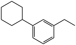 1-エチル-3-シクロヘキシルベンゼン 化学構造式