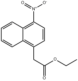 Ethyl 2-(4-Nitro-1-naphthyl)acetate Struktur