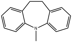 5-Methyl-10,11-dihydro-5H-dibenzo[b,f]azepine Struktur