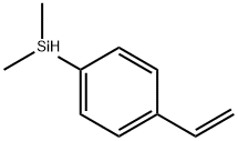 4-ビニルフェニルジメチルケイ素 化学構造式