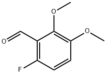 2,3-Dimethoxy-6-fluorobenzaldehyde 结构式